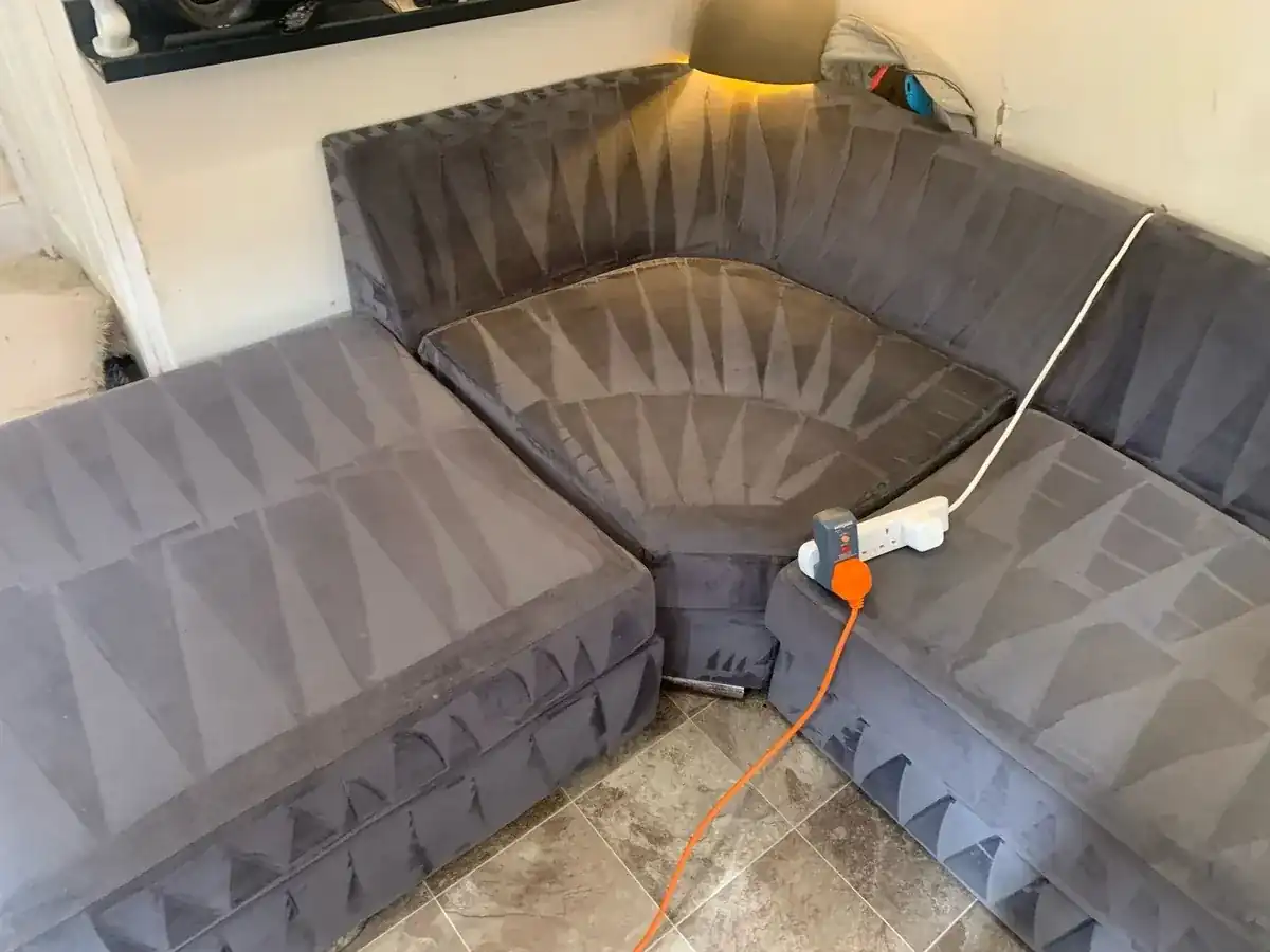 Upholstery after professional cleaning in Scunthorpe by W.M Carpet Cleaning Services